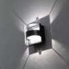Lutec DELTA Outdoor Wall Light anthracite, 1-light source