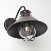 LOHJA Outdoor Wall Light rust-coloured, black, 1-light source