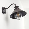 LOHJA Outdoor Wall Light rust-coloured, black, 1-light source
