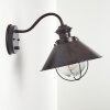 LOHJA Outdoor Wall Light rust-coloured, black, 1-light source
