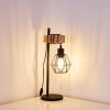 BARBENGO Table Lamp Light wood, black, 1-light source