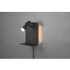 Trio Leuchten ELEMENT Wall Light LED black, 3-light sources