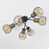 Bacau Ceiling Light black, 6-light sources