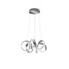 Pendant Light Trio Leuchten CARRERA LED aluminium, 1-light source