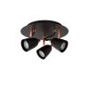 Lucide RIDE spot copper, 3-light sources