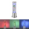 Leuchten-Direkt AVA water column LED silver, 1-light source, Colour changer