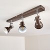 Danikon Ceiling Light brown, 3-light sources
