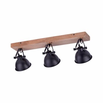 Leuchten Direkt Wall and Ceiling Light black, 3-light sources