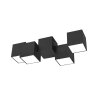 Grossmann ROCKS Ceiling Light LED black, 4-light sources