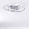 Leksund Ceiling Light LED silver, 1-light source