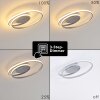 Leksund Ceiling Light LED silver, 1-light source