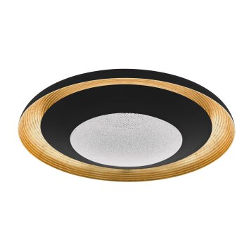 Eglo CANICOSA 2 Wall and Ceiling Light LED gold, black, 1-light source