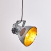 Hora Pendant Light rust-coloured, silver, 1-light source