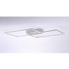 Leuchten Direkt IVEN Ceiling Light LED stainless steel, 2-light sources, Remote control