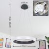 MACKAY Ceiling Light LED anthracite, white, 1-light source, Remote control