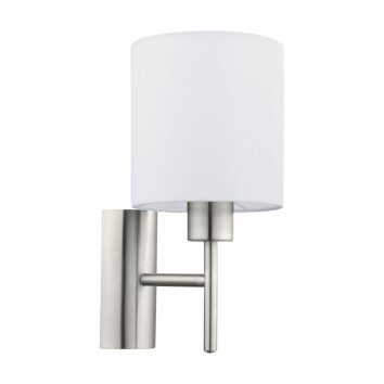 Eglo PASTERI wall light matt nickel, 1-light source