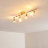 FERRAND Ceiling light LED copper, 4-light sources