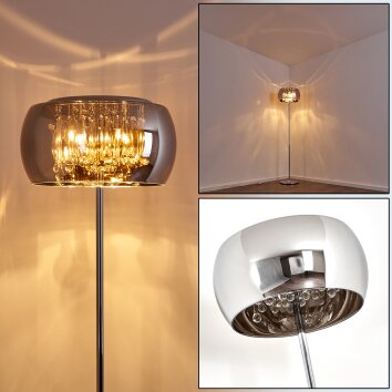 Blacklick Floor Lamp chrome, 4-light sources