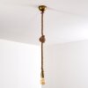 Tenna Kordel Pendant Light antique brass, brown, 1-light source