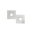 Grossmann KARREE Ceiling light LED aluminium, champagne, 2-light sources