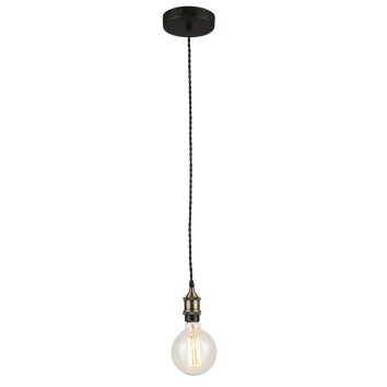 Lutec VINTAGE Ceiling Light brown, 1-light source