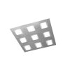 Grossmann BASIC Ceiling Light LED aluminium, 9-light sources
