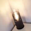 KUPARUK Table Lamp smoke coloured, black, 1-light source