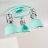 DOMPIERRE Ceiling light green, white, 3-light sources