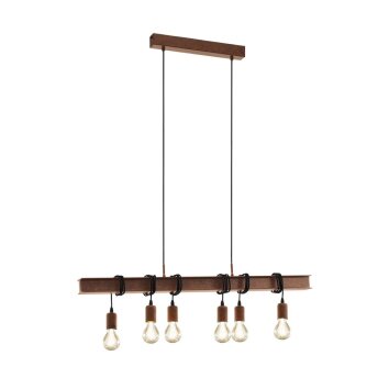 Eglo TOWNSHEND 4 Pendant Light brown, 6-light sources
