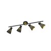 Trio-Leuchten Houston Ceiling Light black, 4-light sources
