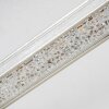Moncton ceiling light LED matt nickel, 1-light source