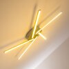 Moncton ceiling light LED matt nickel, 1-light source
