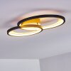 Baiyin Ceiling Light LED black-gold, 1-light source