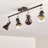 Danikon Ceiling Light brown, 4-light sources