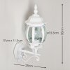 LENTUA outdoor wall light white, 1-light source