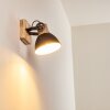 Wall Light Orny anthracite, Light wood, 1-light source