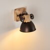 Wall Light Orny anthracite, Light wood, 1-light source