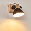 Wall Light Orny anthracite, Light wood, 1-light source