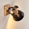 Wall Light Orny anthracite, Light wood, 1-light source