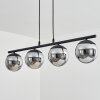 Agropoli Pendant Light black, 4-light sources