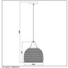 Lucide MESH Pendant Light black, 1-light source
