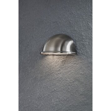 Konstsmide TORINO wall light stainless steel, 1-light source