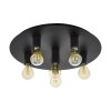 EGLO PASSANO Ceiling Light black, 6-light sources