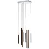 Brilliant Living Cembalo Pendant Light LED brown, 8-light sources