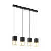 Eglo MONTEBALDO Pendant Light gold, black, 4-light sources
