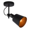 Lucide QUINNY ceiling spotlight black, 1-light source