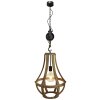 Brilliant CHURCH pendant light Light wood, 1-light source