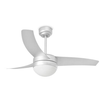 Faro Barcelona Easy Ceiling Fan with Lighting grey, 2-light sources