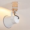 OKSBOL Ceiling Light Light wood, white, 1-light source