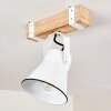 OKSBOL Ceiling Light Light wood, white, 1-light source
